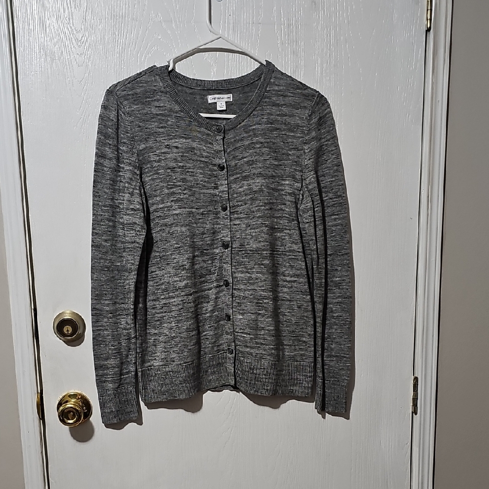 Croft & Barrow Charcoal Cardigan